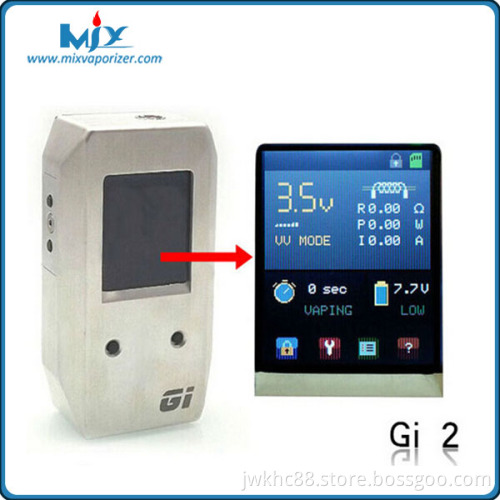 2014 new arrival gi2 100 watt mod gi2 mod with TFT Color Dispaly